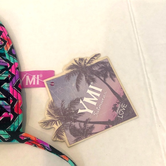 NWT YMI Bikini Top Size Medium - Picture 7 of 9